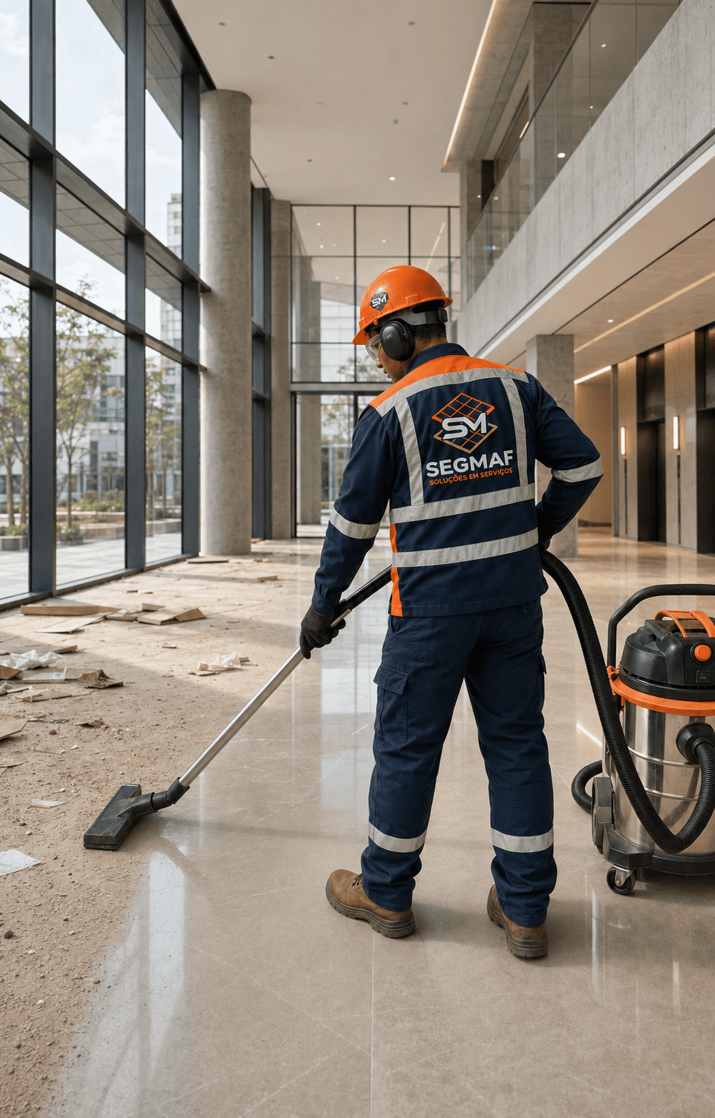 Limpeza pós obras profissional